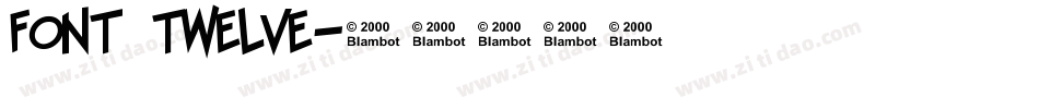 font twelve字体转换